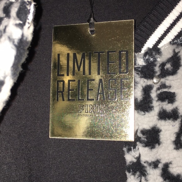 Victoria Secret Pink Sherpa leopard print jacket - Picture 2 of 5